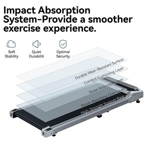 Tapis Roulant Portatile da 2.5HP Sotto Scrivania, Macchina Compatta per Corsa e Camminata con Telecomando per Casa o Ufficio - Product Image 4