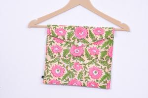 Conjunto de Pijama Floral Estampado a Mano de Jaipur - Ropa de Dormir de Algodón Artesanal, Ropa de Verano Bohemia para Mujer y Regalo de Loungewear - Product Image 6