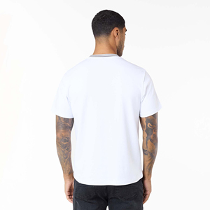 T-shirt homme en coton à manches courtes et col rond, couleur unie, coupe ample décontractée, design vierge, vente chaude - Product Image 5