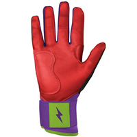 Gants de frappe de baseball en cuir durables pour adultes, avec fermeture auto-agrippante ambidextre, respirants et légers