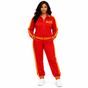 Conjunto Deportivo de Dos Piezas para Mujer, Marca PDK, en Poliéster, con Chaqueta de Cierre Completo y Pantalones Deportivos Holgados para Entrenamiento - Product Image 1
