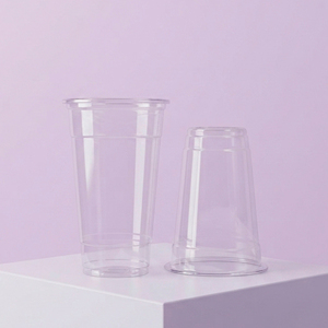 Clear PP <b>Plastic</b> <b>Cup</b> Beverage Use 12-16-22oz Disposable <b>Cups</b> for Coffee Tea Juice Cold <b>Drinks</b> - Product Image 1