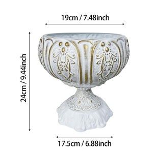 Maceta de Aluminio Estilo Vintage Roman Plant, Urna para Plantas de Interior y Flores Secas, para Fiestas en Casa, Bodas y Otras Ocasiones - Product Image 2