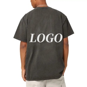 เสื้อเชิ้ตทรงโอเวอร์ไซส์เทรนดี้สำหรับผู้ชาย ทรงหลวมสบาย สไตล์ลำลอง สตรีทแวร์ แขนสั้น ตัดเย็บแบบไหล่ตก - Product Image 2