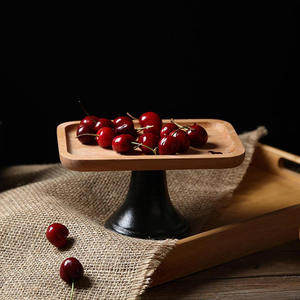 Decorative Eco-Friendly Wooden <b>Cake</b> <b>Stand</b> Artistic Handcrafted Finish Wedding Centerpieces Birthday Party Tables Dessert Hand - Product Image 5