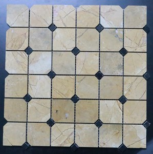 Mosaico de Mármol Amarillo Limón Pulido Moderno Amalfi de 8mm de Grosor, Resistente al Agua, Ecológico, 5 Años de Garantía, para Paredes Interiores Hastone - Product Image 2