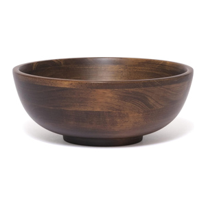 Cuenco de Pedestal de madera de Mango Natural hecho a mano, cuenco de madera acampanado para servir ensalada de frutas, Grado Alimenticio para cocina, mesa de comedor, decoración del hogar - Product Image 5