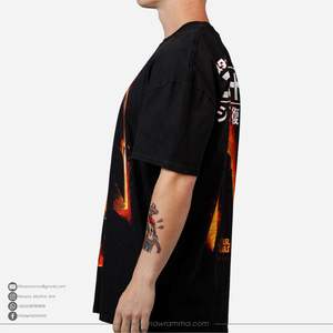 Camiseta Extra Grande Premium 100% Algodón Ecológico Transpirable con Estampado Gráfico DTG, Estilo Urbano Vintage, Corte Cuadrado para Hombre, Marca Mawra - Product Image 3