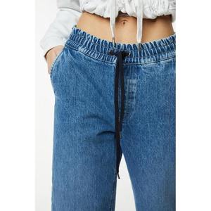 Jean slim taille haute en denim pour femme, coupe décontractée, épais et respirant, nouvelle collection, idéal pour l'extérieur - Product Image 2