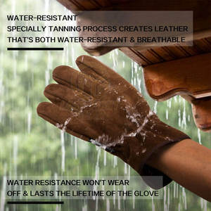 Gants de travail industriels de qualité supérieure avec design de poignet sécurisé et doublure douce, haute performance d'adhérence - Product Image 4