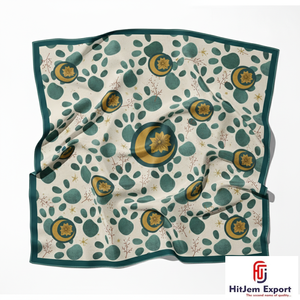 Écharpes personnalisées innovantes et modernes, design imprimé, foulard de mode, hijab, châle, écharpe carrée douce au toucher soyeux, vente en gros - Product Image 1