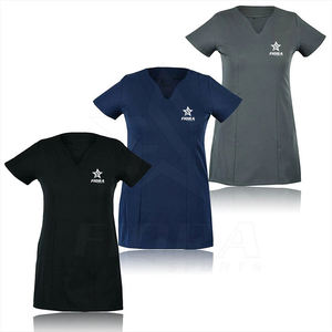 เสื้อทูนิคสำหรับช่างเสริมสวย สปา ซาลอน ทำเล็บ นวดแผนไทย ผู้ชาย ปี 2026 ขายดี รับทำโลโก้ตามสั่ง คุณภาพสูง ผ้าถัก เหมาะสำหรับโรงแรม ร้านเสริมสวย - Product Image 1