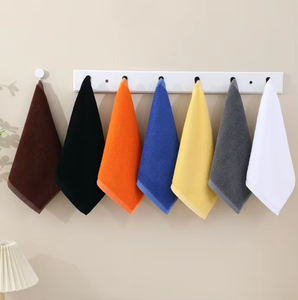 Serviette de toilette personnalisée avec logo, en coton ultra doux, séchage rapide, pour salle de bain, spa, hôtel, fournisseur OEM en gros, couleur unie - Product Image 2