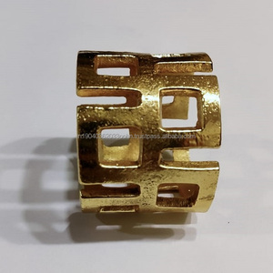 Aros para servilletas de lujo, servilleteros para decoración de mesa en bodas y fiestas en acabados personalizados para decoración del hogar - Product Image 6