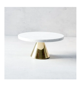 Marble And Brass <b>Cake</b> Stand With <b>Cake</b> <b>Server</b> Knife Latest Pieces Kitchen and Wedding Parties <b>Cake</b> Stand - Product Image 4