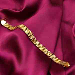 Pulsera de Eslabones Múltiples de Latón Chapado en Oro de 14K, 18K, 24K al por Mayor con Cierre de Gancho en S, Joyería de Moda para Hombre - Product Image 1