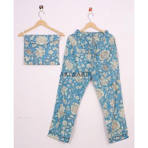 Conjunto de Pijamas Largos de Invierno de Algodón Orgánico de Lujo Personalizados para Mujer, Ropa de Dormir con Camisa de Manga Larga y Pantalones - Product Image 2