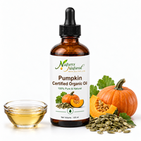 Minyak Esensial Biji Labu Alami Natures 60ml Cold Pressed Murni Vegan Untuk Pertumbuhan Rambut Perawatan Kulit