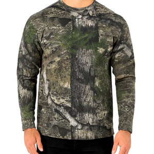 เสื้อยืดลายพรางป่าดีไซน์พิเศษ ผ้าฝ้ายคุณภาพสูง สวมใส่สบาย เหมาะสำหรับใส่ลำลองและกิจกรรมกลางแจ้ง - Product Image 1