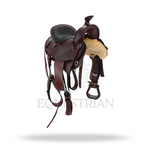 Western Trail Saddle Horse Riding Saddle Equestrian <b>Equipment</b> - Product Image 3