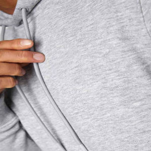 Unisex <b>White</b> Hooded Tracksuit Full Sleeve Solid Color Casual Streetwear <b>Jogger</b> Set Drawstring Side Pockets Lightweight Winter - Product Image 5