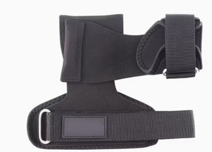 Support de poignet avec poignée pour haltères, fermeture auto-agrippante, protège-paume réglable pour la musculation, protection de base unisexe - Product Image 2