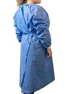 Medical <b>Apron</b> Blue and white color <b>apron</b> with your custom <b>Aprons</b> - Product Image 6