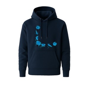 Sweat à capuche imprimé pour homme en coton 100% personnalisable, de haute qualité, respirant, décontracté, pour l'hiver - Product Image 3