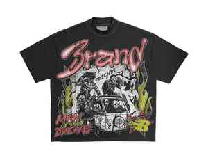 Ensemble de shorts d'été streetwear pour hommes, 100% coton, légers, respirants, avec logo personnalisé sérigraphié, effet délavé à l'acide, vente en gros fabricant - Product Image 5