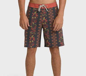 Pantalones Cortos Deportivos para Hombre, Sublimados, de Poliéster/Algodón, Secado Rápido, Cintura Media, con Cordón y Bolsillo - Product Image 1