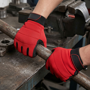 Gants de mécanicien Amara en cuir synthétique haute résistance, anti-dérapants, résistants à la chaleur, pour une protection industrielle optimale. - Product Image 3