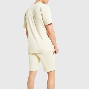 Conjunto Corto para Hombre Talla Grande, Ropa Casual de Verano para Hombre, Color Sólido, Calidad Premium, 100% Algodón, Ropa Transpirable Personalizada, Precio al por Mayor - Product Image 5