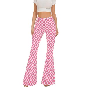 High Quality Women Flare Pants High <b>Waist</b> Stretchy Yoga Pants Breathable Gym Wear Custom Logo ODM Supplier Pakistan Manufacturer - Product Image 3