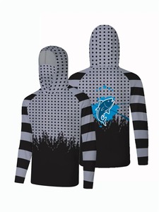 Chemise de pêche unisexe à manches longues sur mesure, légère, respirante, imperméable, coupe-vent, séchage rapide, performance sublimée, protection UV - Product Image 3