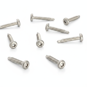 PDC Pan Head Stainless Steel (304/316/410) Self-Drilling Screws Class 8 Grade Natural Finish Metric Inch Phillips Drive Deep - Product Image 1