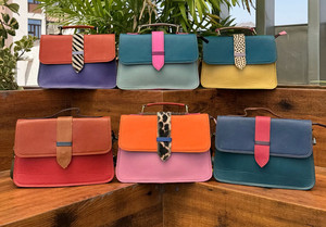 Sac à bandoulière en cuir recyclé imprimé animal de haute qualité au design personnalisé pour femmes sacs à main à bandoulière en cuir coloré nouvel arrivage - Product Image 4