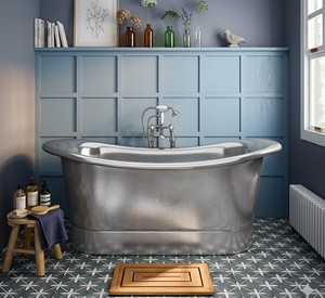 อ่างอาบน้ำสแตนเลสแบบตั้งพื้นขนาดใหญ่ คุณภาพสูง ดีไซน์สวยงาม ทันสมัย - Product Image 3