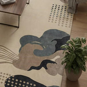 Alfombra de Lana de Nueva Zelanda de Lujo, Hecha a Mano, Antideslizante, Apta para Mascotas, de Pelo Alto y Grosor Medio, Color Sólido, de FIDA ART GALLERY - Product Image 5