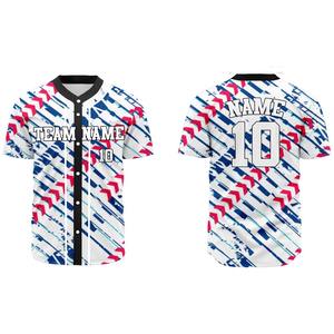 Maillot de baseball de qualité durable, sublimation, tissu léger et doux, coupe respirante et confortable, maillot de baseball unisexe personnalisé - Product Image 1
