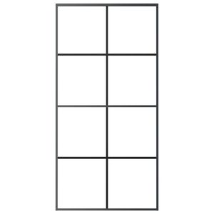 40.4 nero "x 80.7" porta scorrevole in alluminio con vetro ESG - Product Image 3