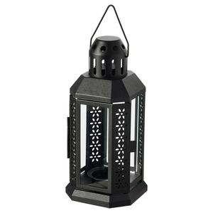 Elegant iron lantern designed for decorative lighting in dining areas entryways gardens and festive <b>table</b> arrangements - Product Image 6