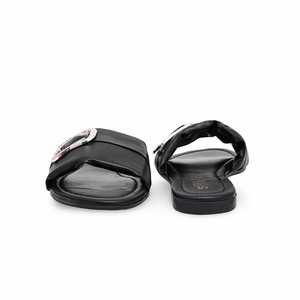 Pantoufles de sport décontractées noires modèle CL1665 - Product Image 2