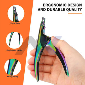 Cortadores de Uñas Acrílicas - Cortadores de Uñas Postizas Ergonómicos, Recortadores de Puntas de Uñas, Herramientas para Manicura y Pedicura - Product Image 6
