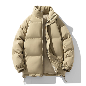 Men <b>Warm</b> Quilted Winter Puffer <b>Jacket</b> Wholesale Bulk Supply Factory Service - Product Image 2