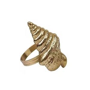 Anneau de serviette en métal de luxe pour événements, idéal pour la mise en scène de banquets, les réceptions de mariage et la décoration de fêtes - Product Image 3