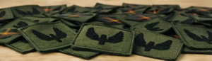 Parche Bordado con Diseño de Rueda Alada y Oliva, Estilo Táctico, Insignia para Uniforme - Product Image 4