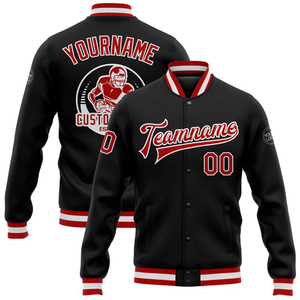 Hot Selling <b>Men's</b> Plus Size Embroidered Windproof Varsity <b>Baseball</b> <b>Jackets</b> Custom Stand Collar Autumn Coats Wholesale College - Product Image 4