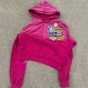 Sunfaded <b>Hoodie</b> Zipper Printed <b>500</b> <b>GSM</b> Trending Oversized Vintage Streetwear Fleece Custom Logo Wholesale Manufacturer Supplier - Product Image 3