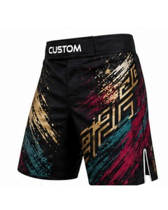 Pantalones Cortos de MMA Ligeros de Alta Calidad, Diseño Sublimado, Cintura Elástica, Tela Suave, Ropa de Artes Marciales para Adultos, 100% - Product Image 4
