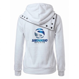 White Winter Zipper <b>Women</b> Ladies Jackets <b>Cardigan</b> Long Sleeve Jacket Oversize Fleece Hoodie Sweatshirt Plus Size Zipper Pullover - Product Image 6